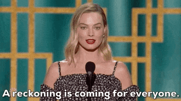Margot Robbie Reckoning GIF by Golden Globes