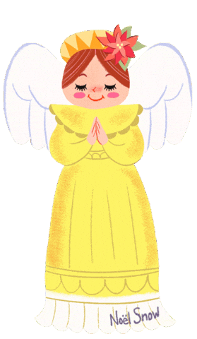 Christmas Angel Sticker
