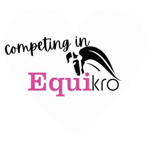 Horses Competing Sticker by Equikro
