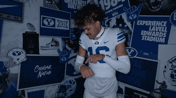 Byu Football Time GIF by BYU Cougars