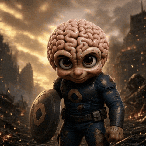 Never Give Up Nod GIF by BOBAI - Brain On BNB AI
