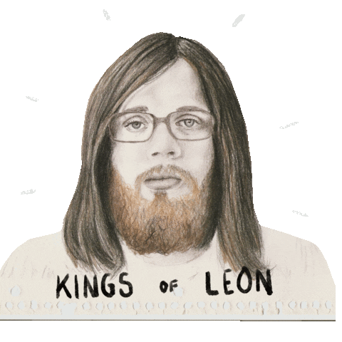 Kings Of Leon Jared Followil Sticker