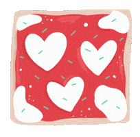 Heart Pizzas Sticker by Baseggio Pizza al Taglio