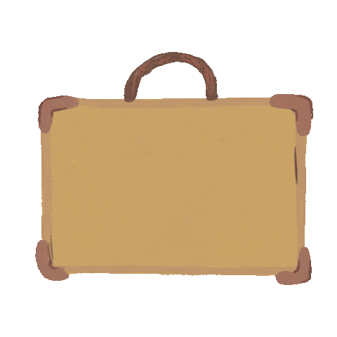 Travel Suitcase Sticker by Anthropologie