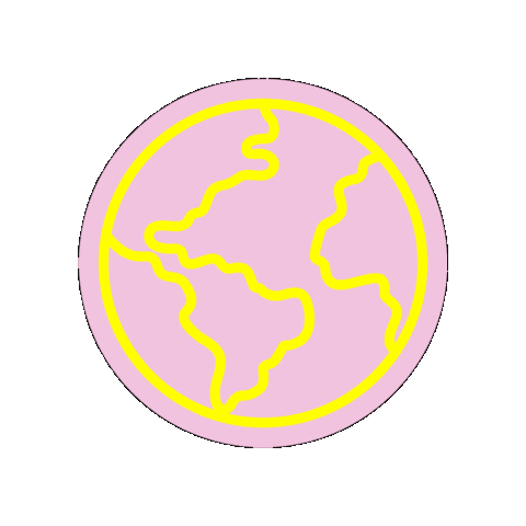 World Earth Sticker by groningenfairfashion