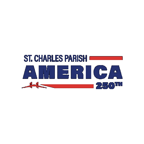 America250 Sticker by St Charles Parish Government