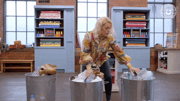 Trash Recycle GIF by The Great British Sewing Bee