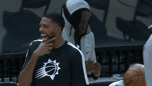 National Basketball Association Laughing GIF by NBA