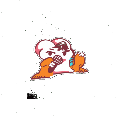 Hiphop Rapper Sticker