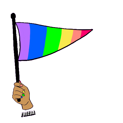 Love Is Love Pride Sticker by Freeda ES