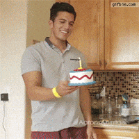 birthday cake GIF