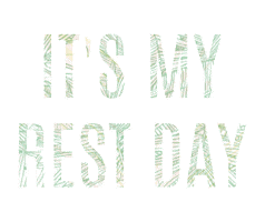 Restday Recover Sticker by Run Sweat Sip