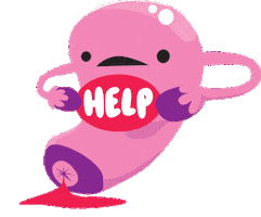 Woman Help Sticker by I Heart Guts