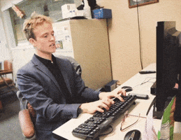 imofficiallyjack office computer suit keyboard GIF
