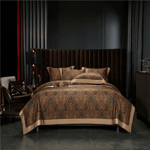 Geometric Bed Linen GIF