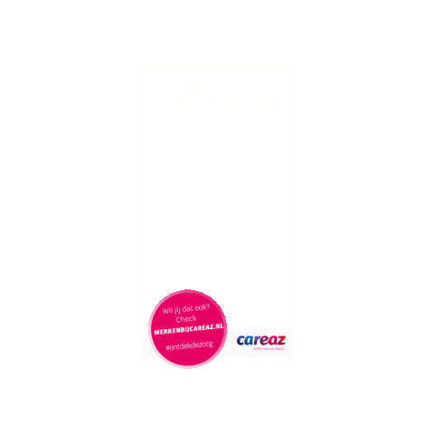 Werkenbijcareaz Sticker by Careaz