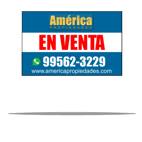 América Propiedades Sticker