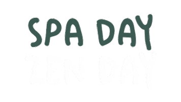 Relax Spa Sticker by Zen to Go