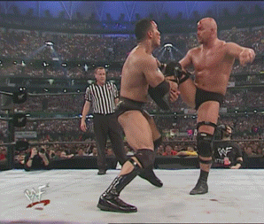 1. Opening United States Championship Match > The Rock vs. Sting Giphy
