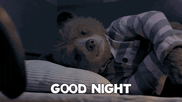Tired Good Night GIF by Paddington Bear