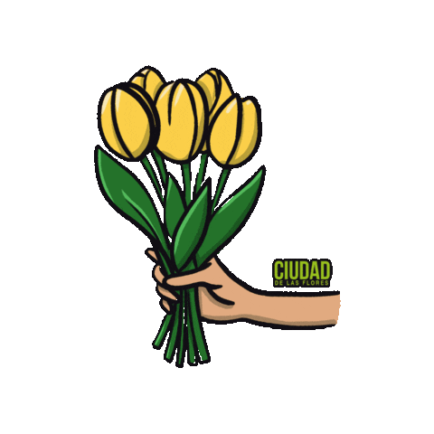 Ciudad de las flores Sticker