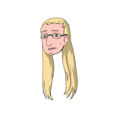 Sad Longhair Sticker by Nuorten mielenterveysseura Yeesi ry