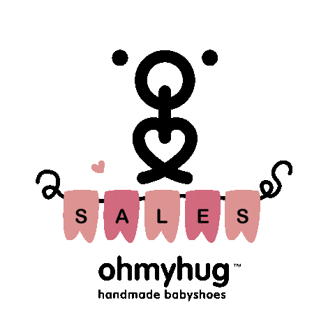 ohmyhug handmade baby shoes Sticker