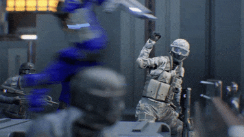 Red Vs Blue Fist Bump GIF by Rooster Teeth