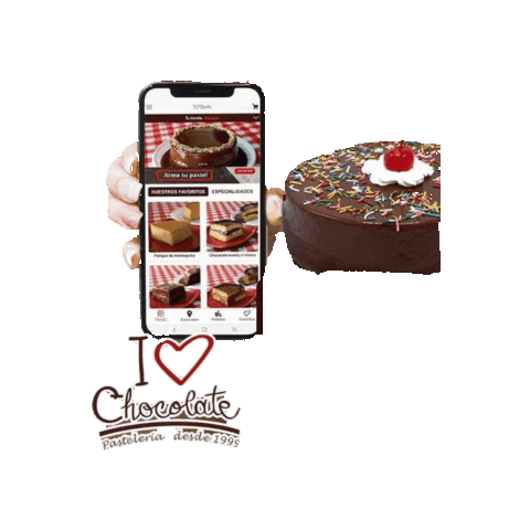 PASTELERIA I LOVE CHOCOLATE Sticker