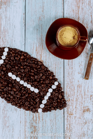 Super Bowl Football GIF by Berk's Beans Coffee
