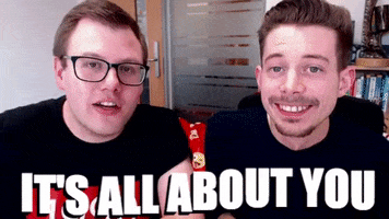 all about you point GIF by Andrew and Pete