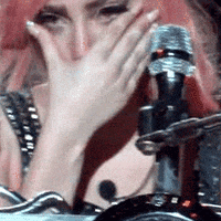 lady gaga crying GIF