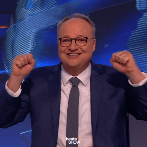 Happy Hell Yeah GIF by ZDF heute-show