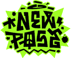 New Post Funk Sticker