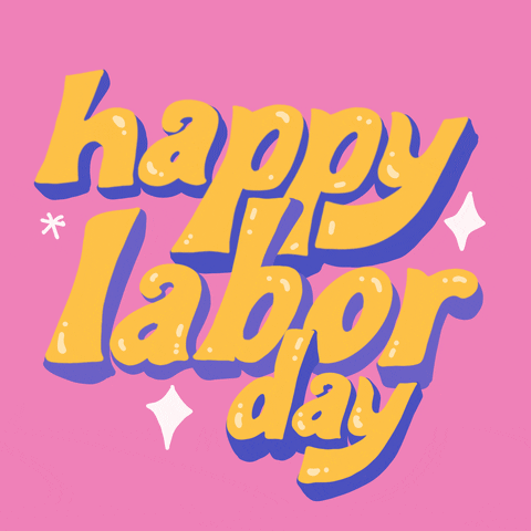 Happy Labor Day GIF by BrittDoesDesign