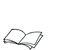 New Book Flowers Sticker