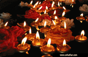 diwali candles GIF