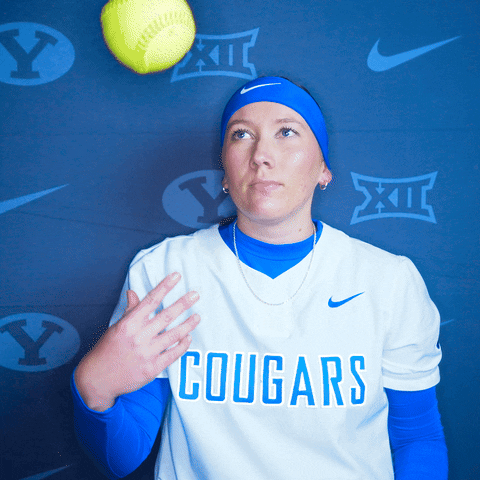 Ball Catcher GIF by BYU Cougars