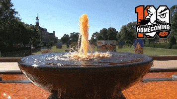 Edmon Low Library Homecoming GIF by Oklahoma State University