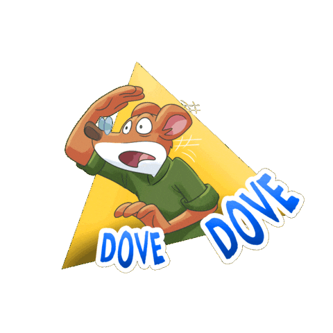 Dove Sticker by Geronimo Stilton