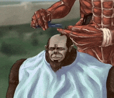 Attack On Titan Haircut GIF by Otakou