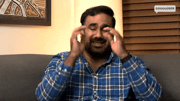 Scared Watching Tv GIF by Gogglebox Australia