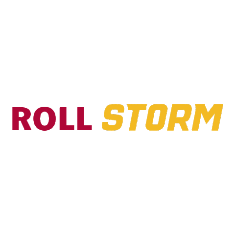 Roll Storm Sticker by Simpson College