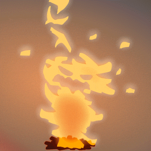 Watch Out Burn GIF by Miyrumiyru