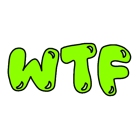 What The Wtf Sticker by herbertonic
