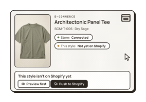 Online Store Drop Sticker by Kōbō