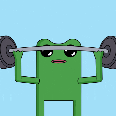 Back Day Workout GIF by fwogs