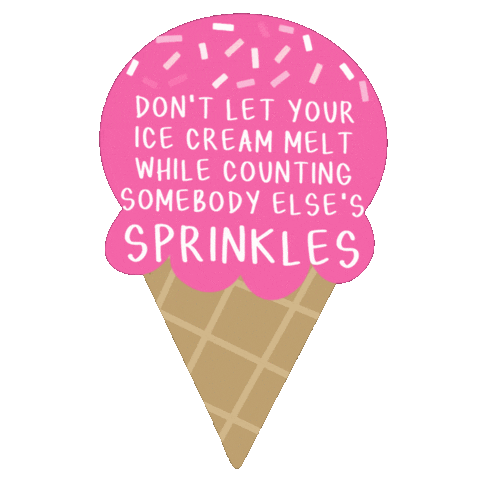Celebrate Ice Cream Cone Sticker by bestfriendsforfrosting