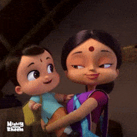 Celebration Mom GIF by Chhota Bheem
