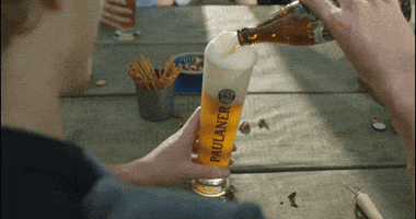 Wheat Beer Cheers GIF by Paulaner